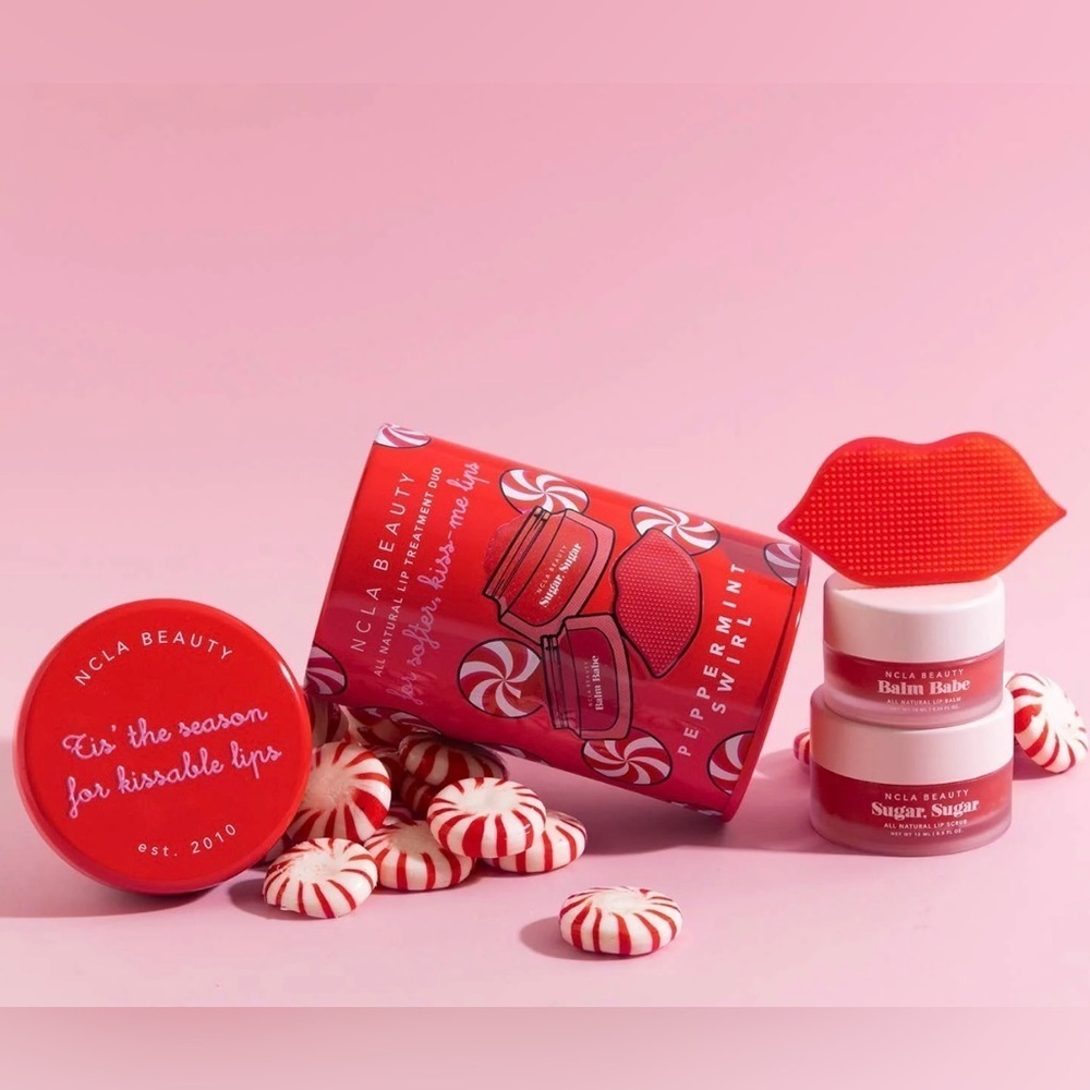NCLA Holiday Tin Can LipTreatment Duo in Peppermint Mocha - NIB - Picture 4 of 4